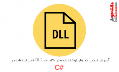 فیلم آموزش تبدیل کد های نوشته شده در متلب به DLL قابل استفاده در سی شارپ